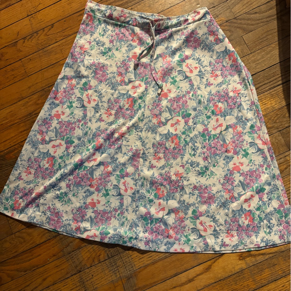 Floral A-Line Skirt